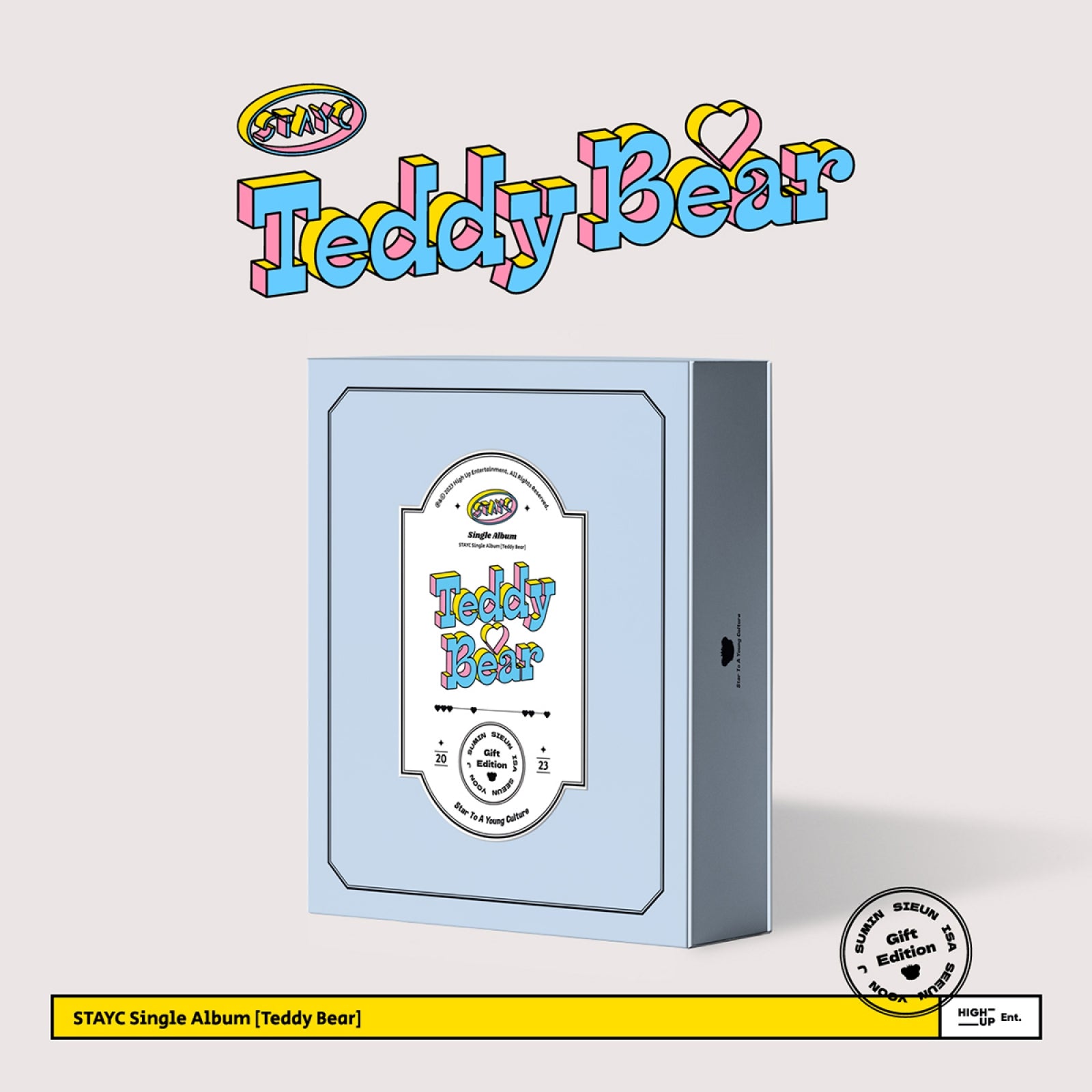 [STAYC] 4th Single Album - Teddy Bear (Gift Edition Ver.) [Limited Edi ...