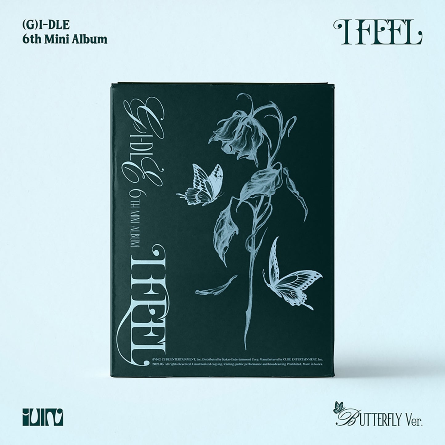 (G)I-DLE 6th Mini Album - I Feel (Butterfly Ver.)