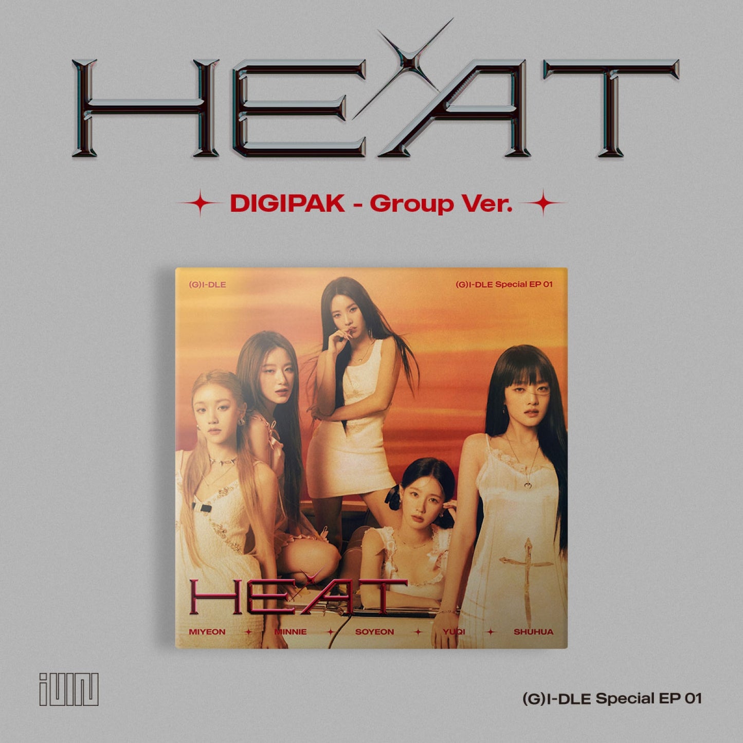 (G)I-DLE Special Album - HEAT (Digipack - Group Ver.)