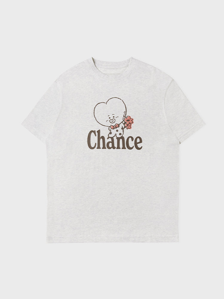 [APPAREL][BTS] BT21 TATA BASIC SHORT SLEEVE T-SHIRT WHITE