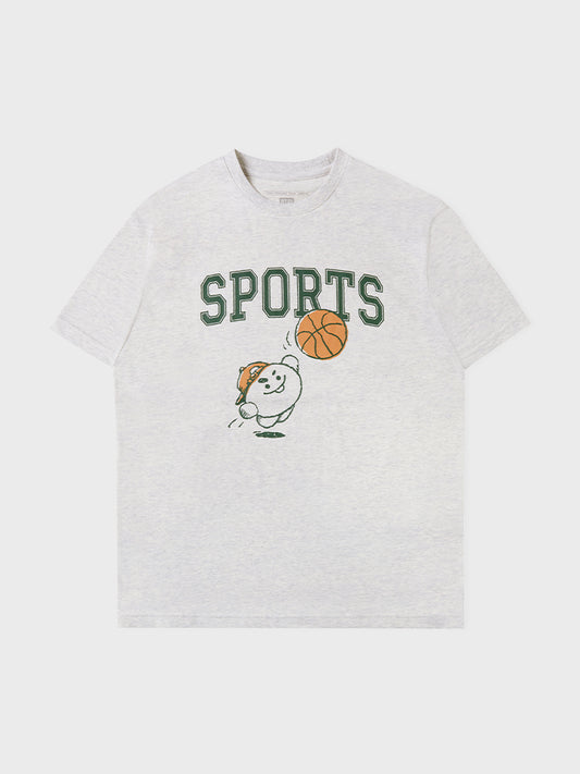 [APPAREL][BTS] BT21 SHOOKY BASIC SHORT SLEEVE T-SHIRT WHITE