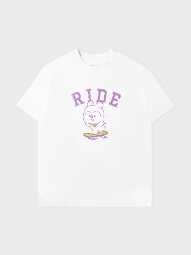 [APPAREL][BTS] BT21 MANG BASIC SHORT SLEEVE T-SHIRT WHITE