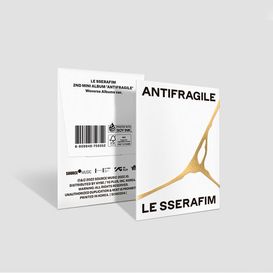 [LE SSERAFIM] 2nd Mini Album - ANTIFRAGILE (Weverse Ver.)