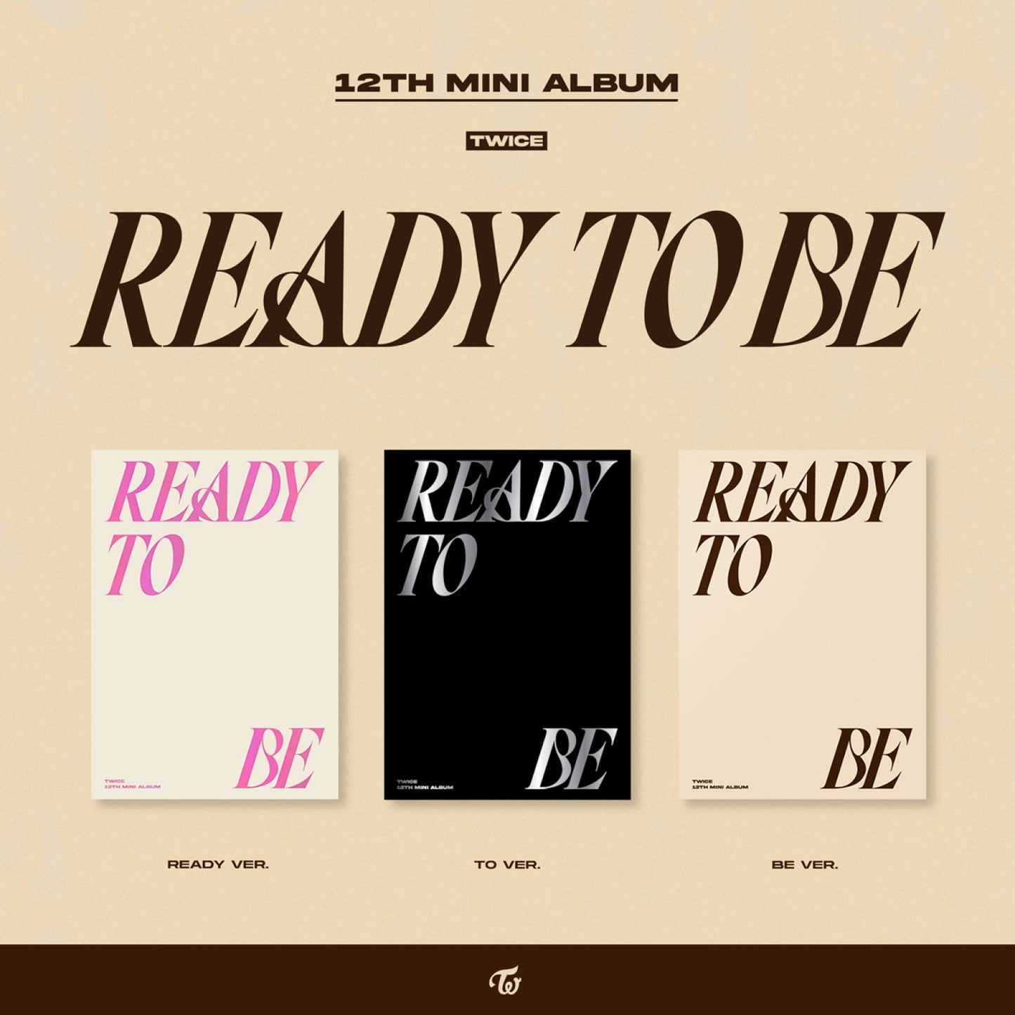 [TWICE] 12th Mini Album - READY TO BE [RANDOM]