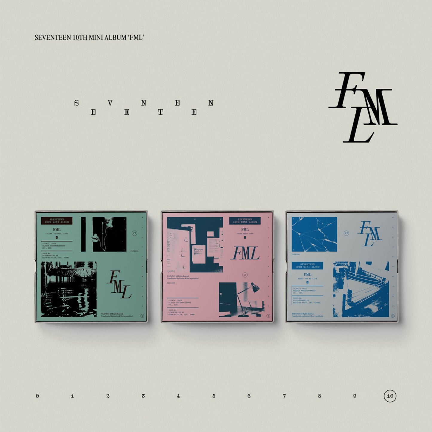 [SEVENTEEN] 10th Mini Album - FML [RANDOM]