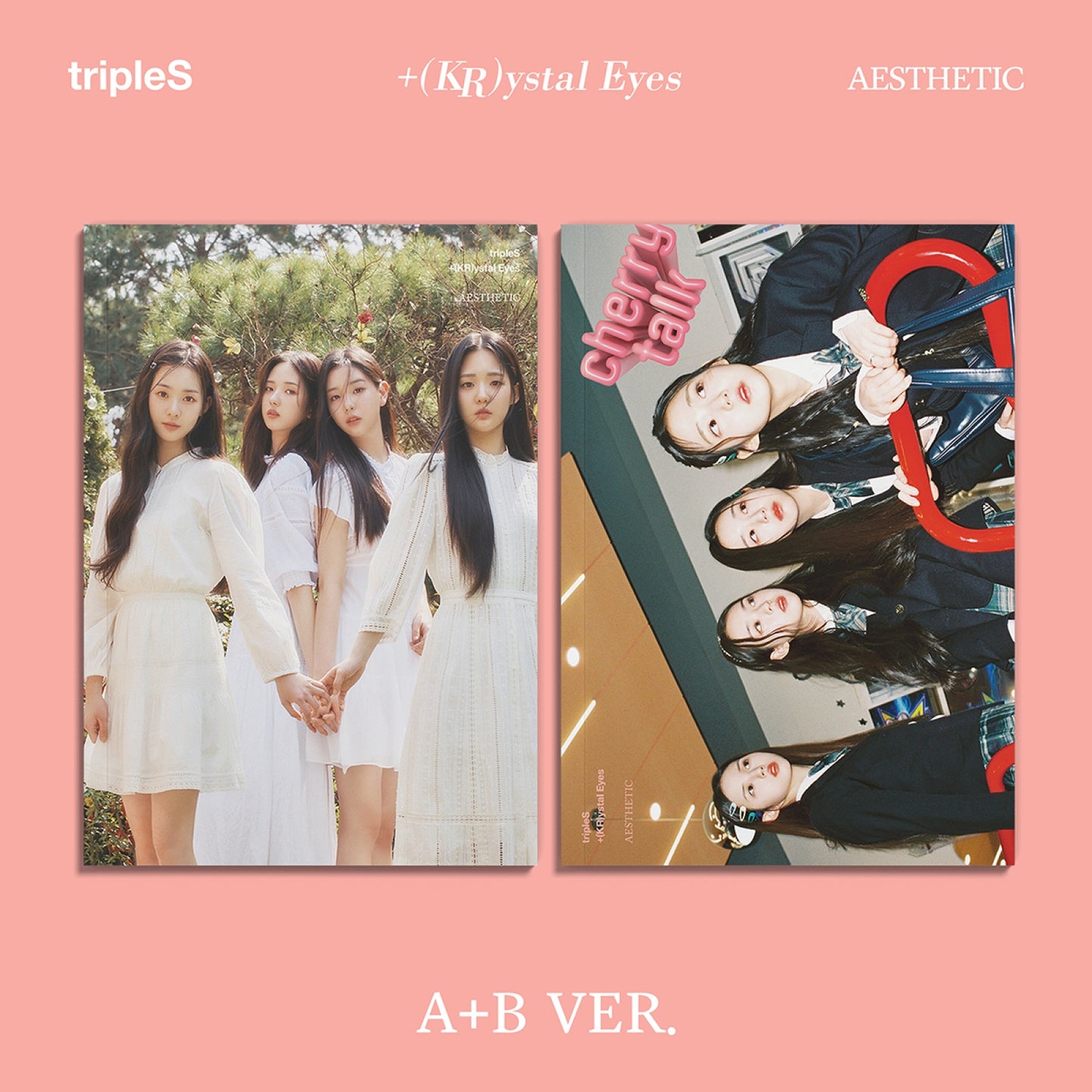 [tripleS] Mini Album - +(KR)ystal Eyes : AESTHETIC [RANDOM]