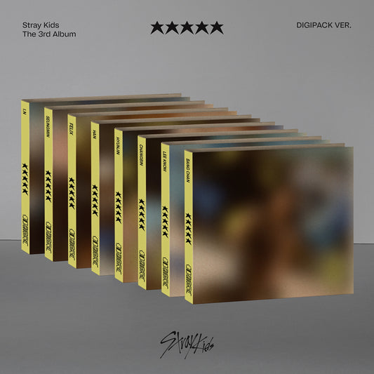 [Stray Kids] 3rd album - ★★★★★ (5-STAR) (Digipack Ver.) [RANDOM]
