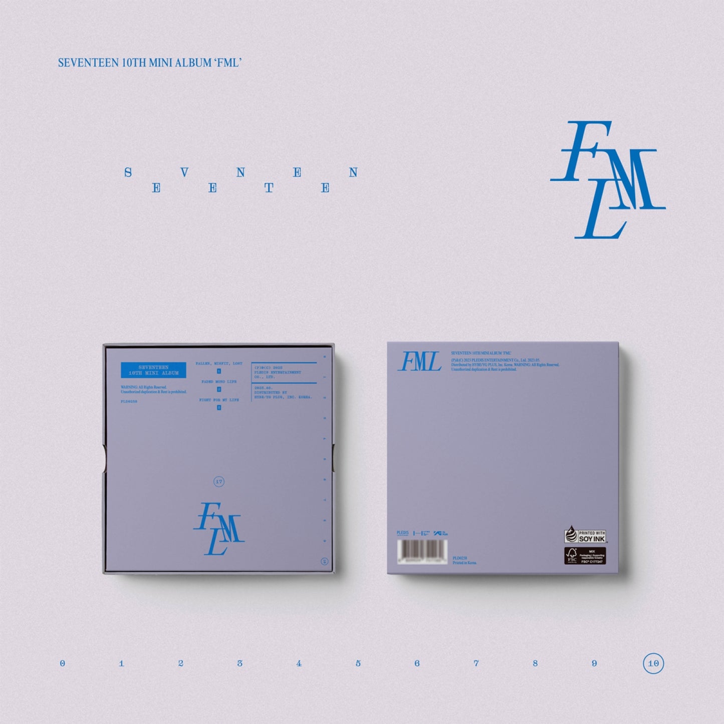 [SEVENTEEN] 10th Mini Album - FML (Deluxe Ver.)