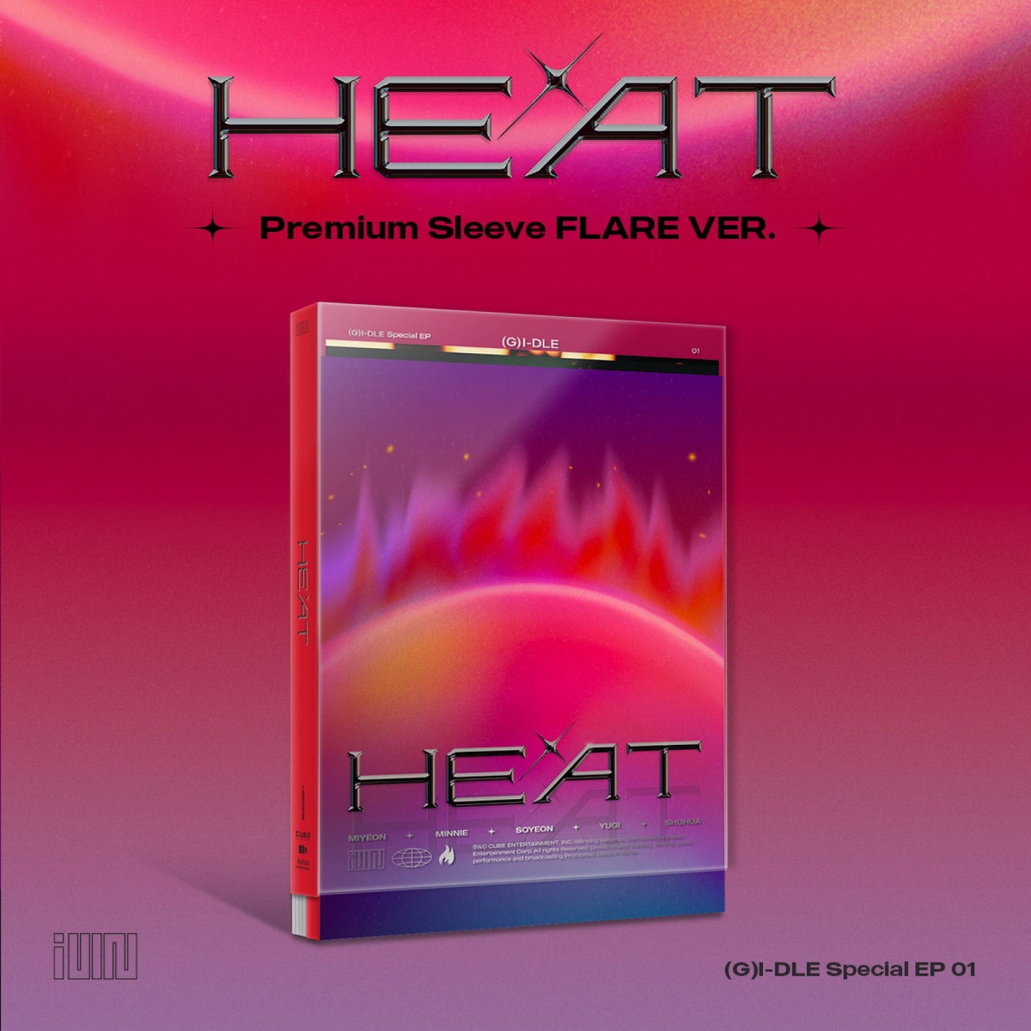 (G)I-DLE Special Album - HEAT (FLARE Ver.)