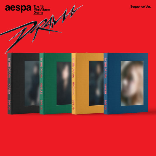 [aespa] 4th Mini Album - Drama (Sequence Ver.) [RANDOM]