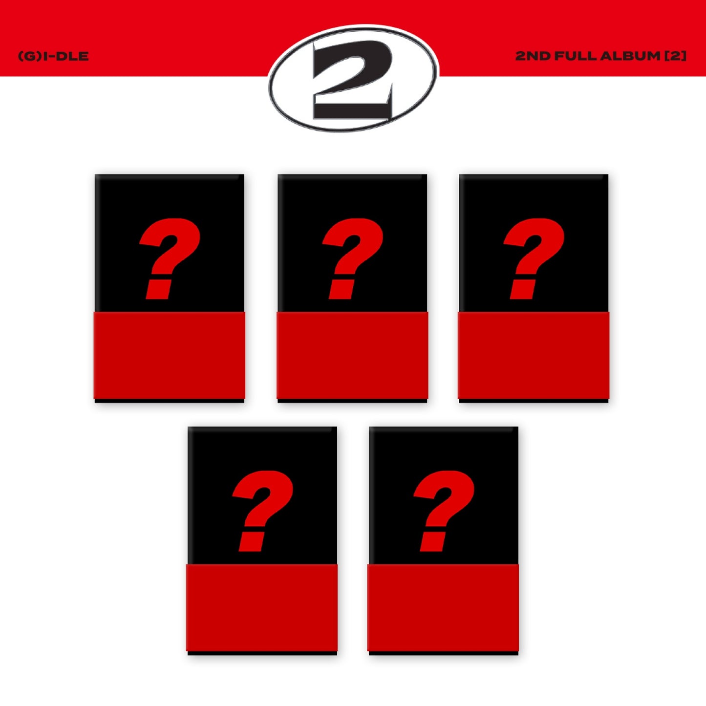 (G)I-DLE 2nd Album - 2 (Poca Ver.) [RANDOM]
