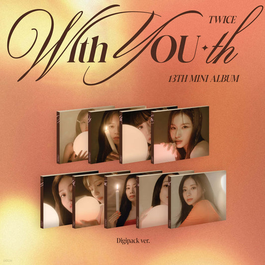 [TWICE] 13th Mini Album - With You-th (Digipack Ver.) [RANDOM]