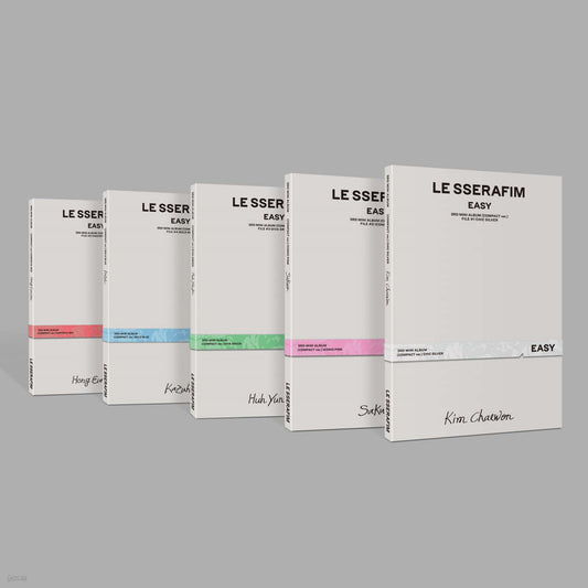 [LE SSERAFIM] 3rd Mini Album - EASY (Compact ver.) [RANDOM]