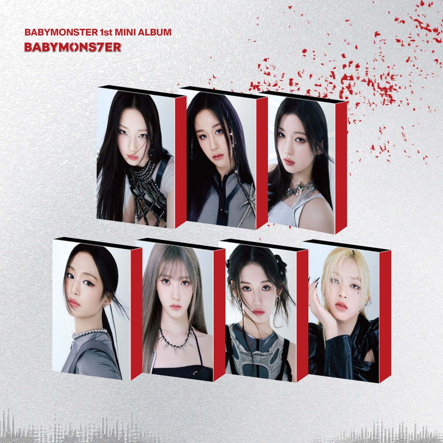 [BABYMONSTER] 1st Mini Album - BABYMONS7ER (YG Tag Ver.) [RANDOM]