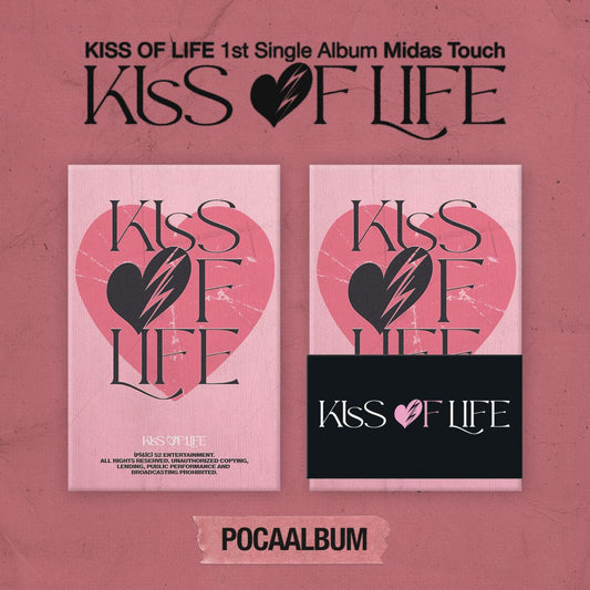 [KISS OF LIFE] 1st Single Album - Midas Touch (Poca Ver.)