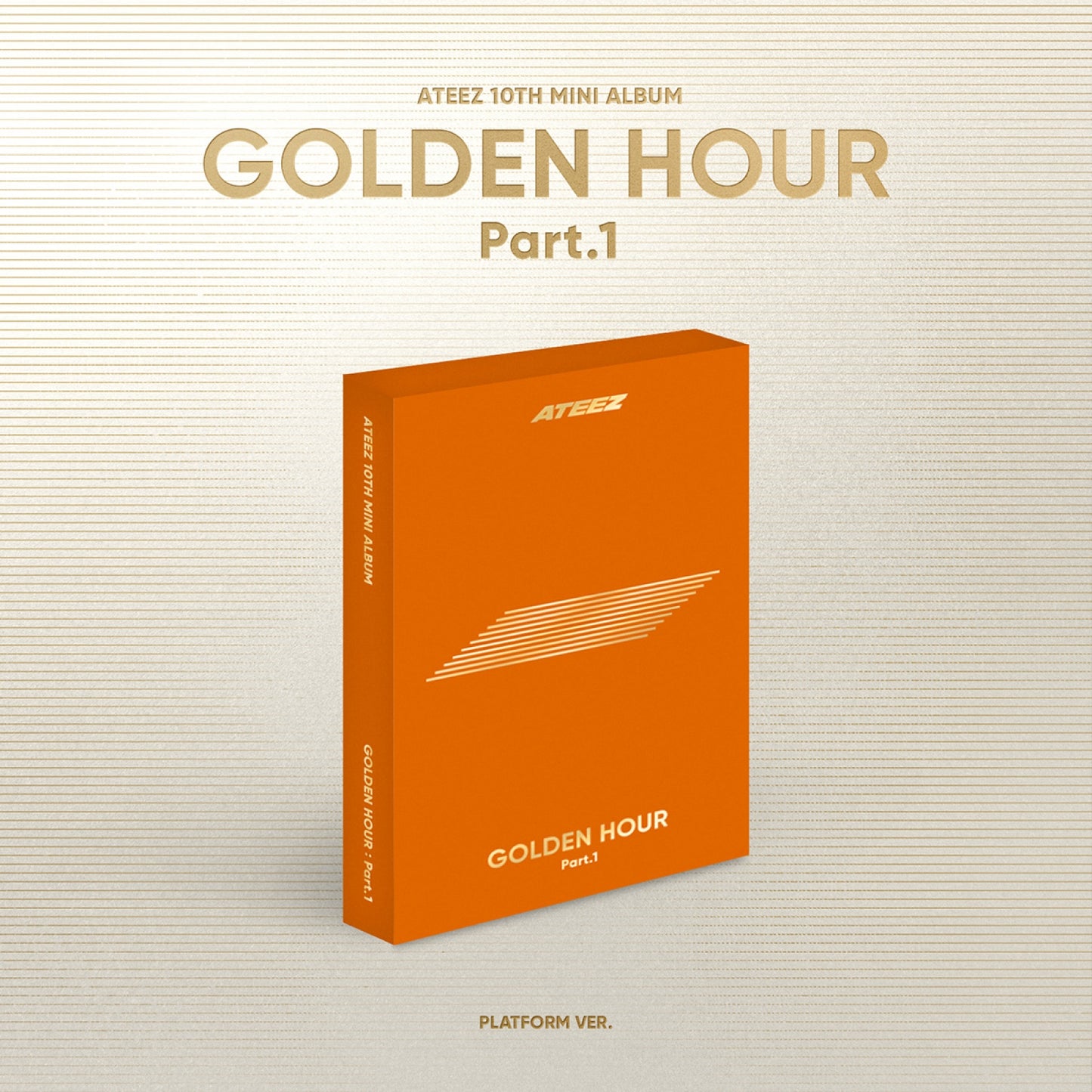 [ATEEZ] 10th Mini Album - GOLDEN HOUR : Part.1 (Platform Ver.)