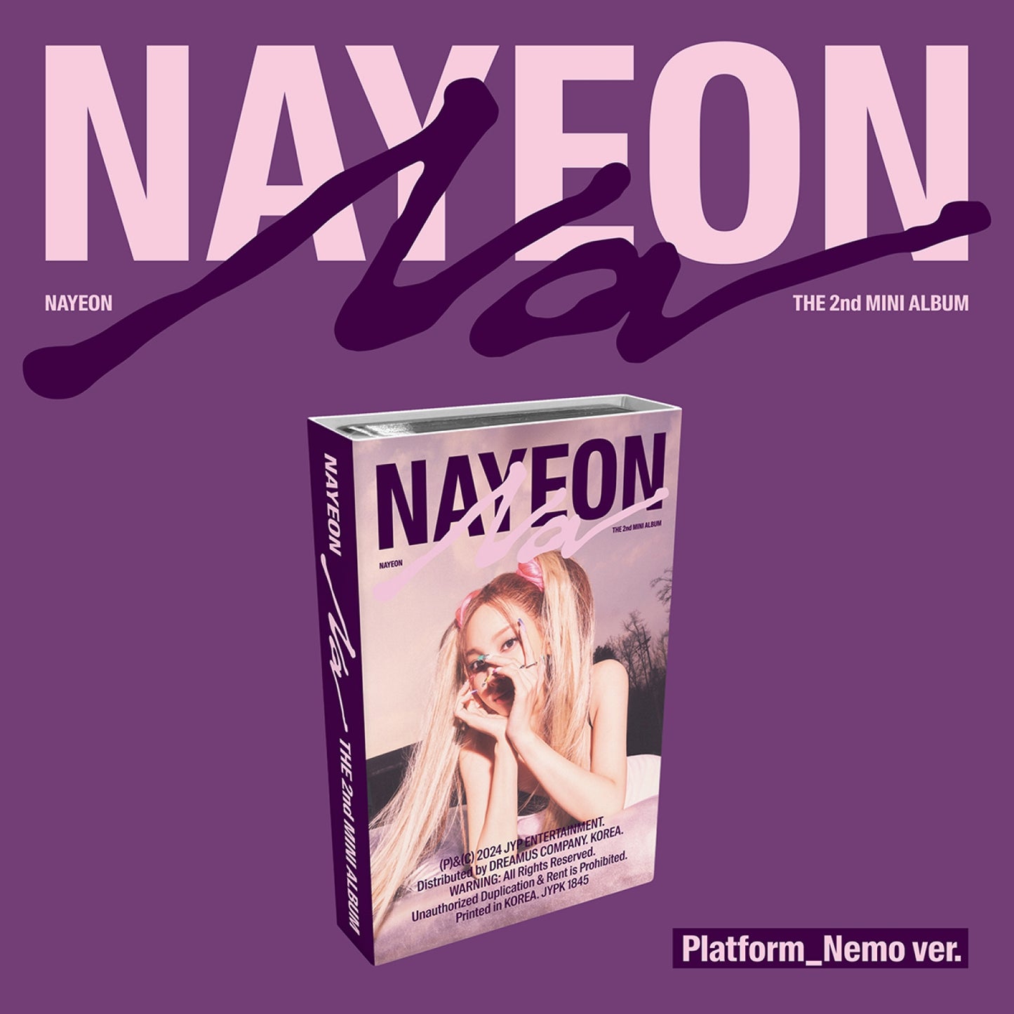 [NAYEON] (TWICE) 2nd Mini Album - NA (Nemo ver.)