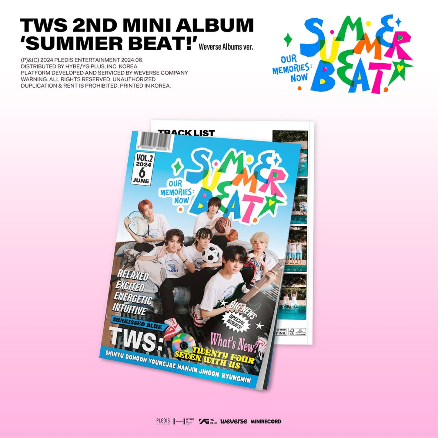 [TWS] 2nd Mini Album - SUMMER BEAT! (Weverse ver.)