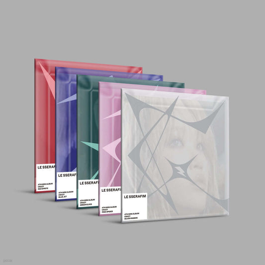 [LE SSERAFIM] 4th Mini Album - CRAZY (Compact Ver.) [RANDOM]