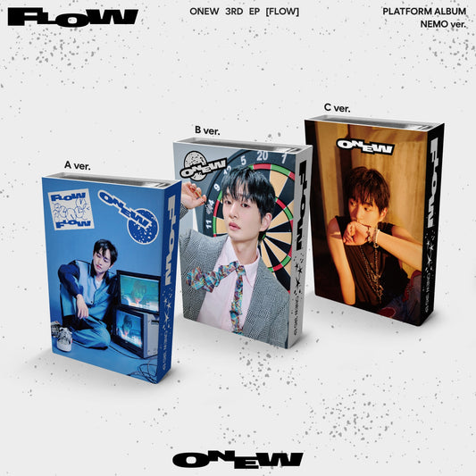 [ONEW] (SHINEE) 3rd Mini Album - FLOW (NEMO Ver.) [RANDOM]