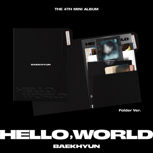 [BAEKHYUN] (EXO) 4th Mini Album - Hello, World (Folder Ver.)