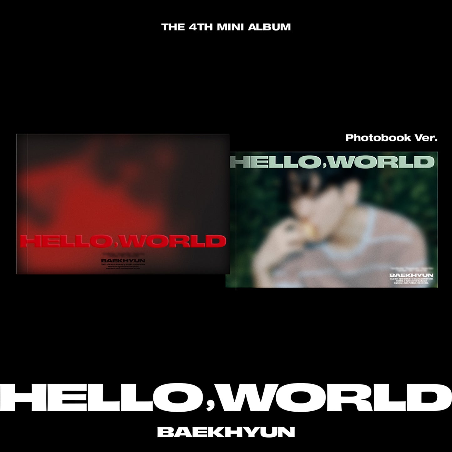 [BAEKHYUN] (EXO) 4th Mini Album - Hello, World (Photobook Ver.) [RANDOM]