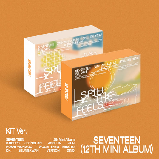 [SEVENTEEN] 12th Mini Album - SPILL THE FEELS (KiT Ver.) [RANDOM]