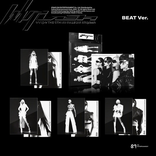 [aespa] 5th Mini Album - Whiplash (BEAT Ver.) [RANDOM]