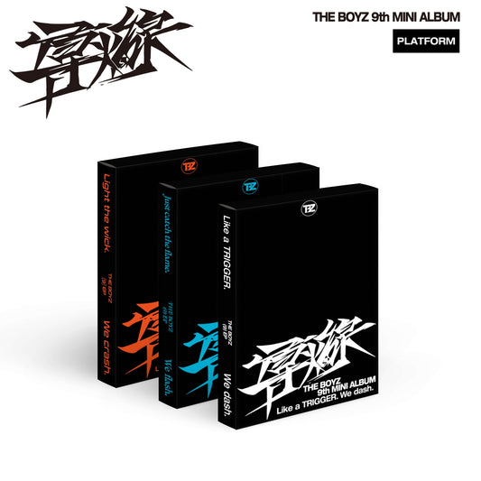[THE BOYZ] 9th Mini Album - [TRIGGER/導火線 (도화선)] (Platform ver.) [RANDOM]