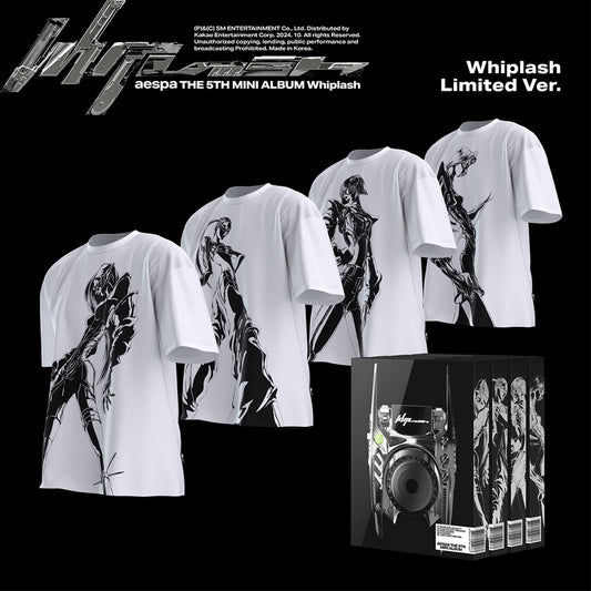 [aespa] 5th Mini Album - Whiplash (Whiplash Limited Ver.) [RANDOM]
