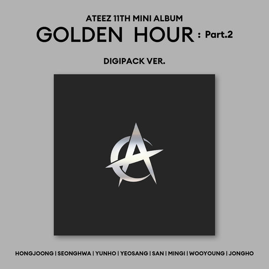 [ATEEZ] 11th Mini Album - GOLDEN HOUR : Part.2 (Digipack Ver.) [RANDOM]