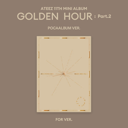 [ATEEZ] 11th Mini Album - GOLDEN HOUR : Part.2 (POCA Ver.)