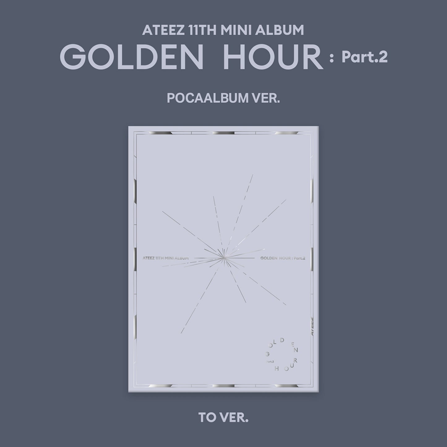 [ATEEZ] 11th Mini Album - GOLDEN HOUR : Part.2 (POCA Ver.)