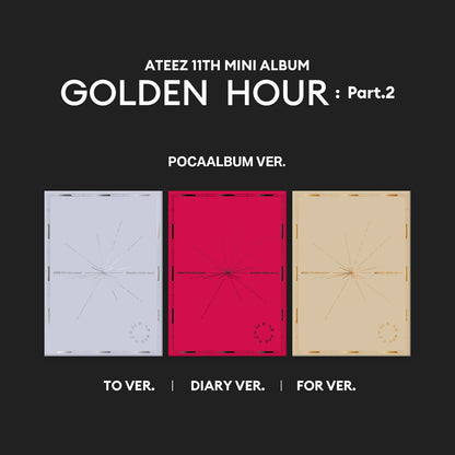 [ATEEZ] 11th Mini Album - GOLDEN HOUR : Part.2 (POCA Ver.)