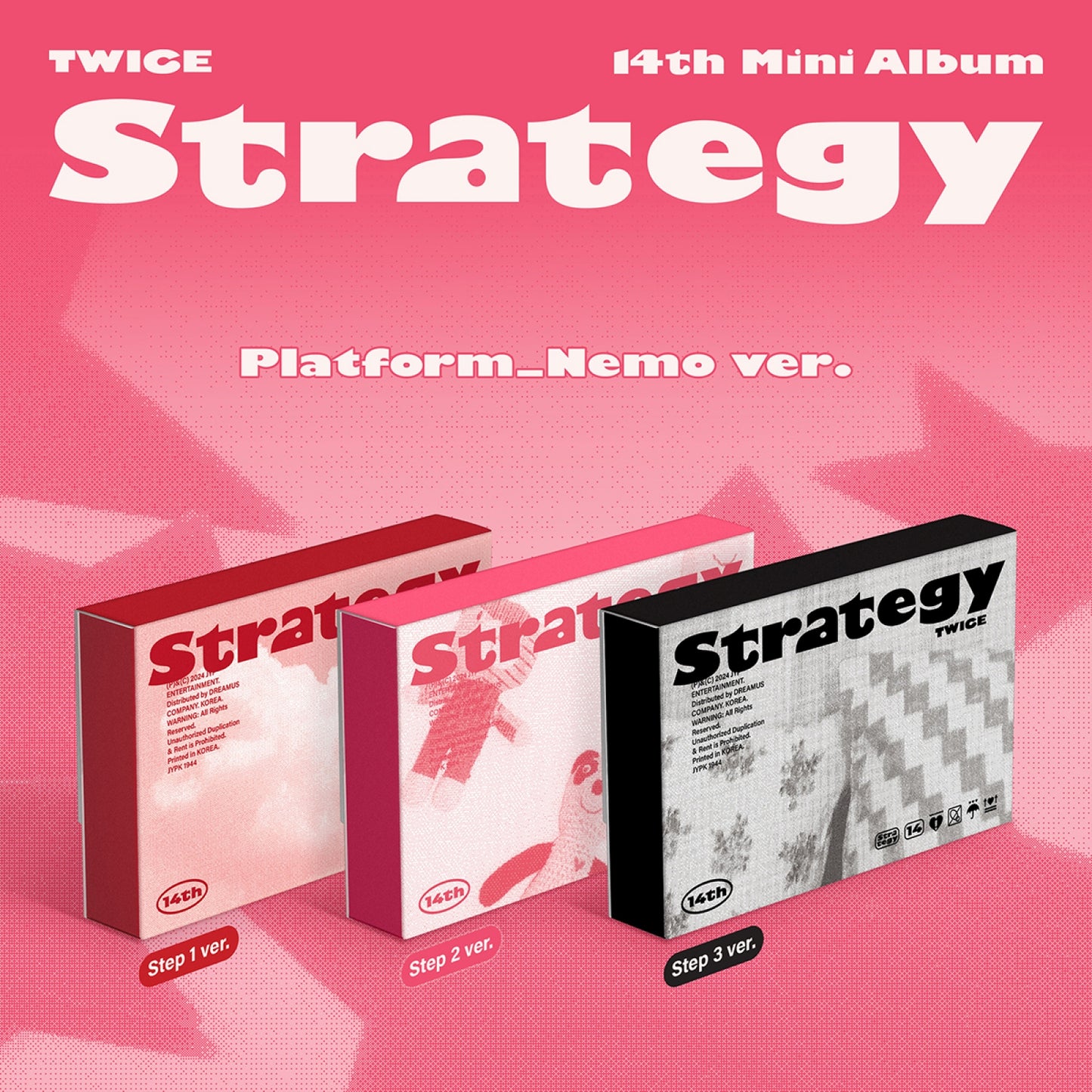 [TWICE] 14th Mini Album - STRATEGY (NEMO Ver.) [RANDOM]