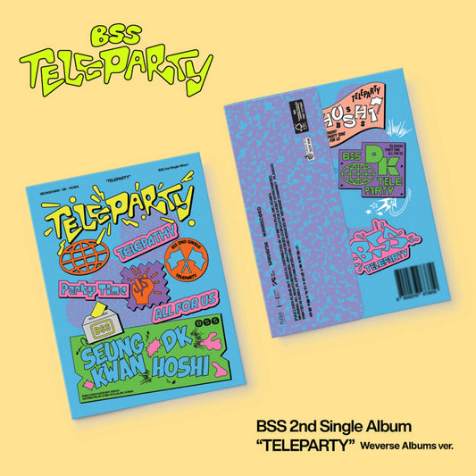 [BSS] (SEVENTEEN) 2nd Single Album - TELEPARTY (Weverse Ver.) [RANDOM]