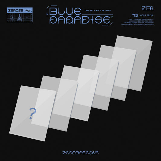 [ZEROBASEONE] 5th Mini Album - BLUE PARADISE (ZEROSE Ver.) [RANDOM]