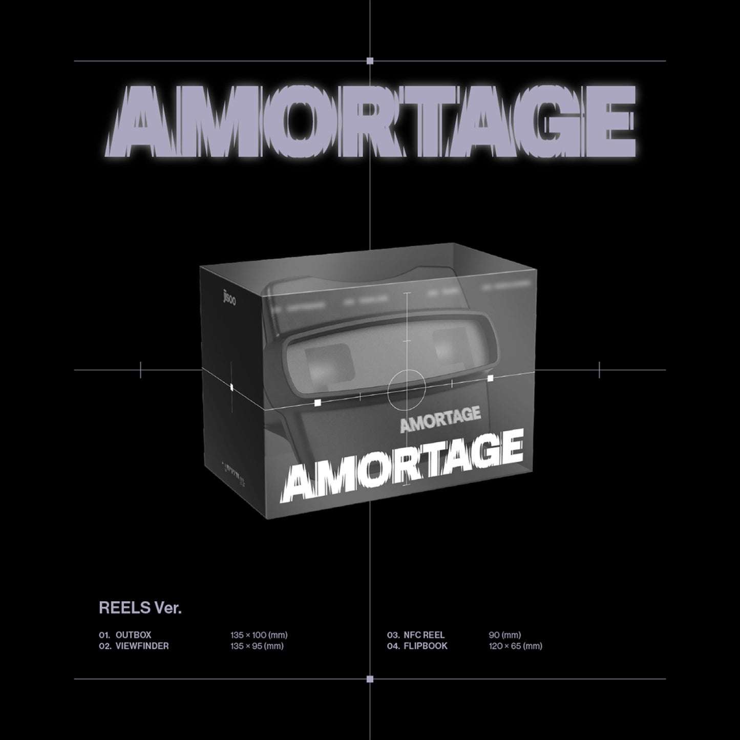 [JISOO] (BLACKPINK) Mini Album - AMORTAGE (REELS Ver.)