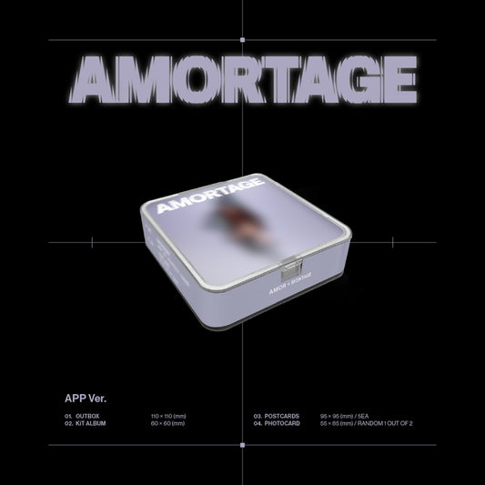[JISOO] (BLACKPINK) Mini Album - AMORTAGE (APP Ver.)