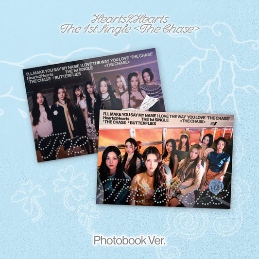 [Hearts2Hearts] 1st Single Album - The Chase (PhotoBook Ver.) [RANDOM]