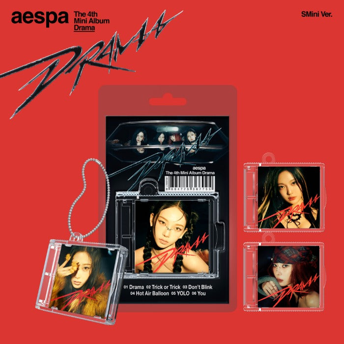 [aespa] 4th Mini Album - Drama (SMini Ver.) [RANDOM]