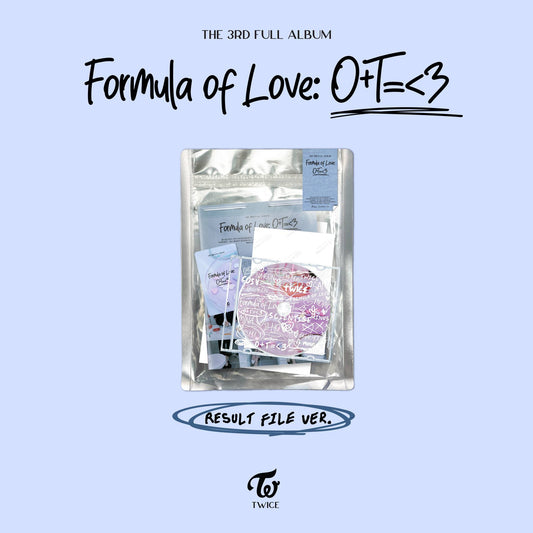 [TWICE] 3rd Album - Formula of Love : O+T=<3 (Result file ver.)