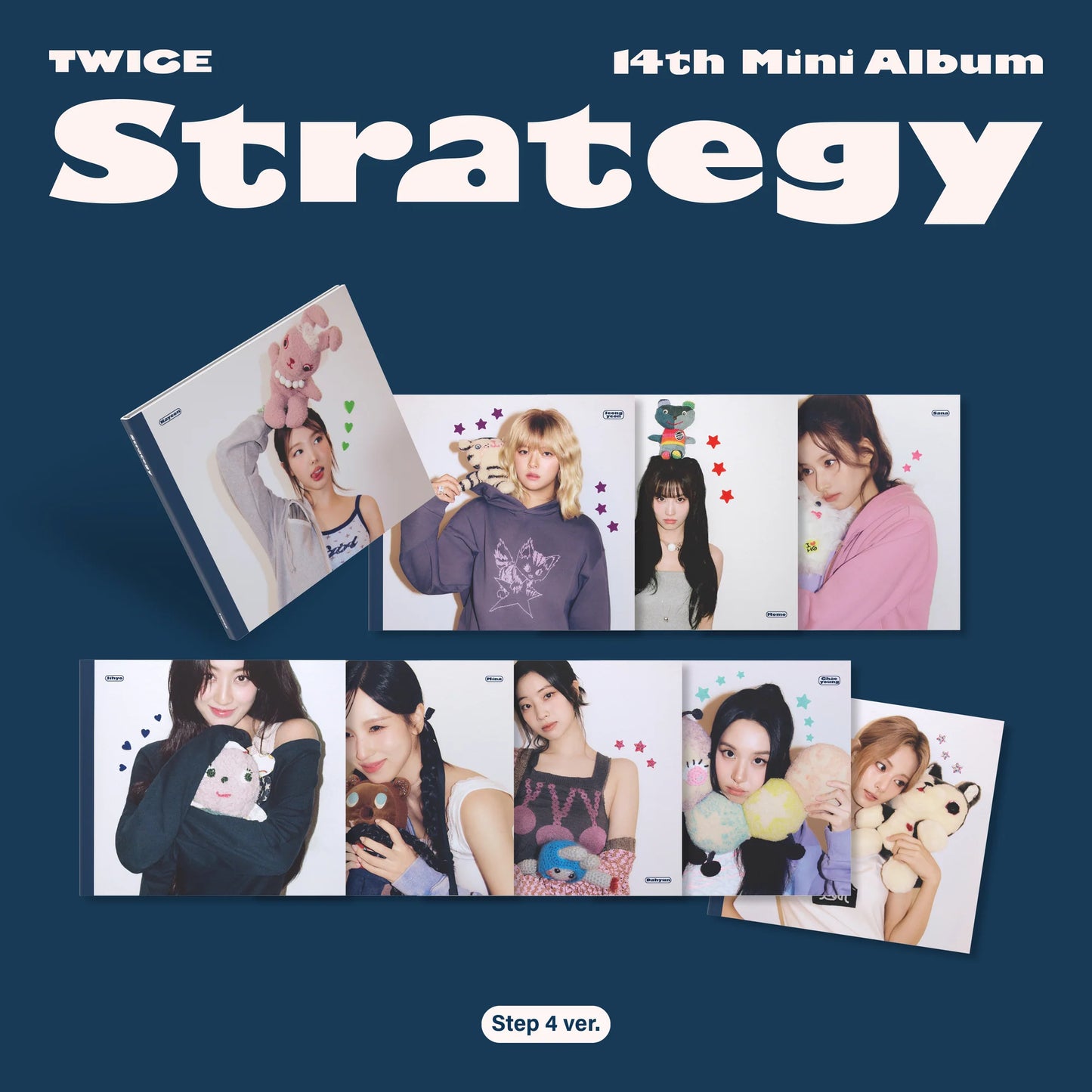 [TWICE] 14th Mini Album - STRATEGY (Step4 ver.) [SET]