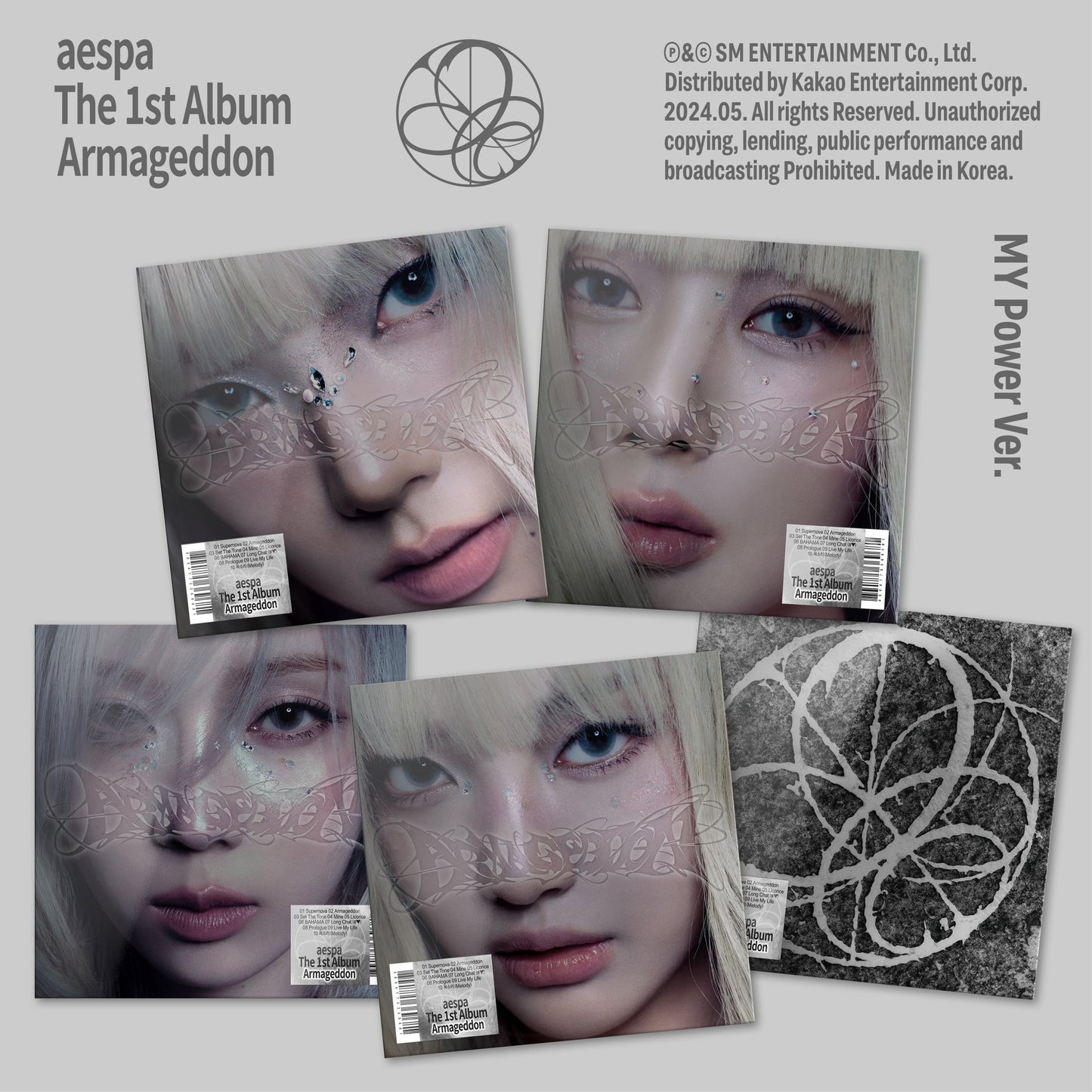 [aespa] 1st Album - ARMAGEDDON (My Power Ver.) [RANDOM]