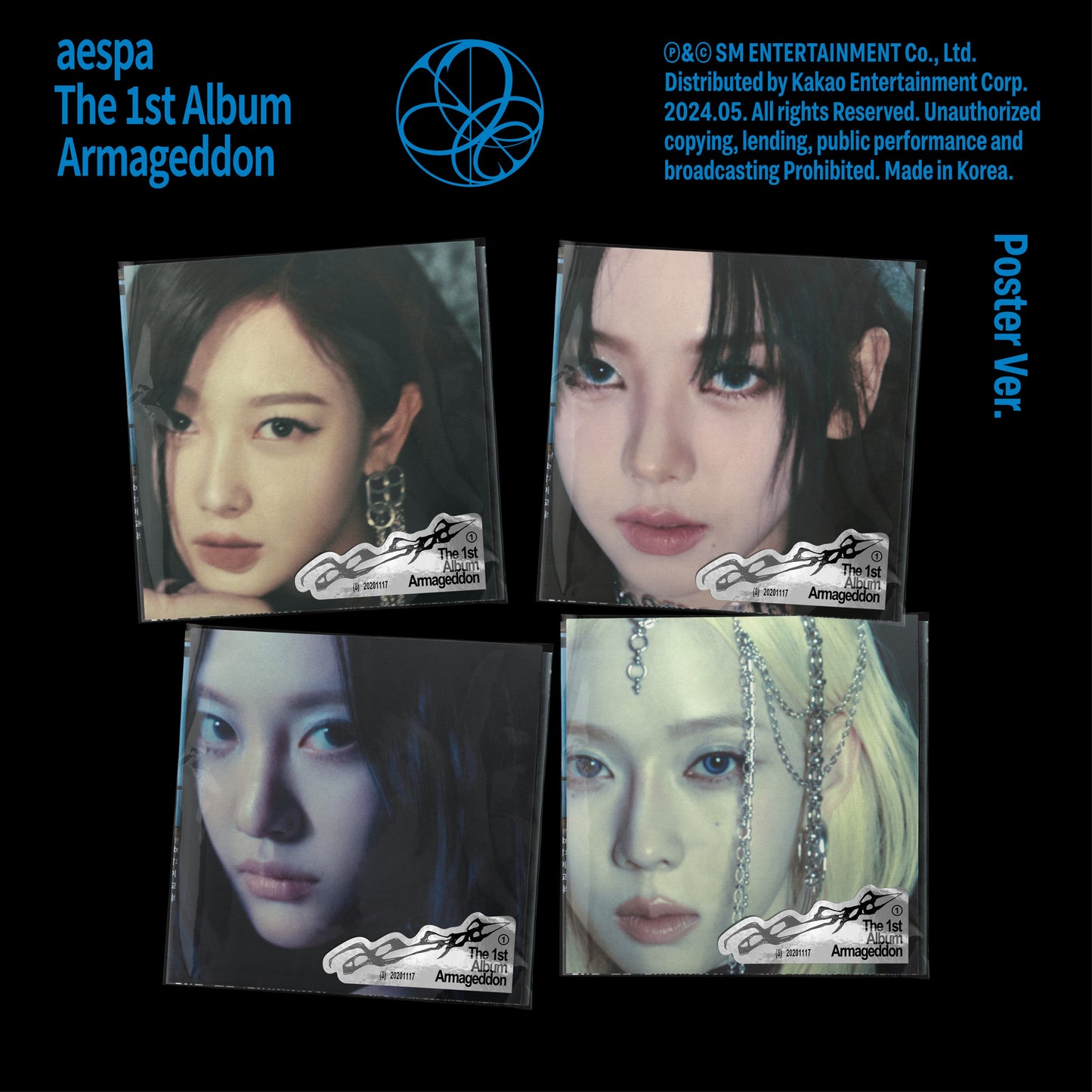 [aespa] 1st Album - ARMAGEDDON (Poster Ver.) [RANDOM]