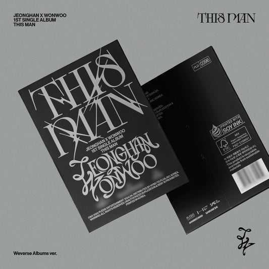 [JEONGHAN X WONWOO] (SEVENTEEN) 1st Single Album - THIS MAN (Weverse Ver.)