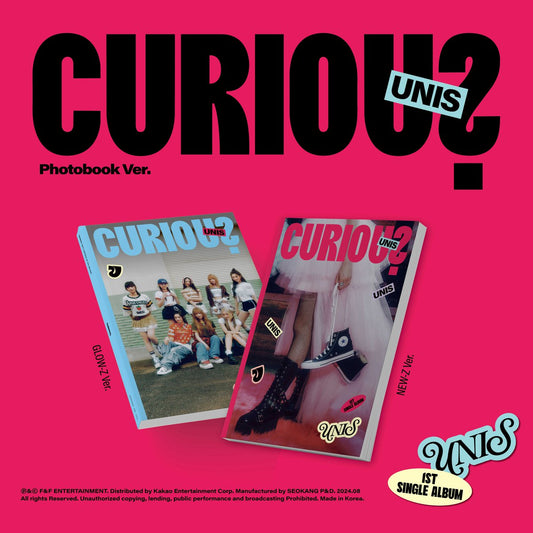 [UNIS] 1st Single Album - CURIOUS (Photobook Ver.) [RANDOM]
