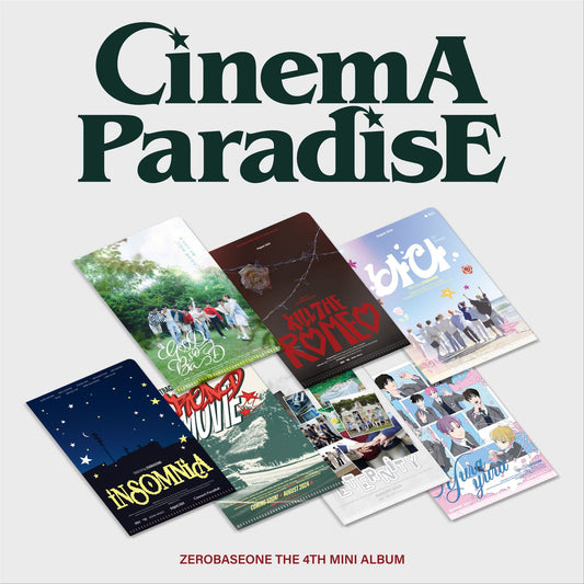 [ZEROBASEONE] 4th Mini Album - CINEMA PARADISET (ZEROSE Ver.) [RANDOM]