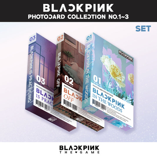 [BLACKPINK] - THE GAME PHOTOCARD COLLECTION No.1~3 (SET)