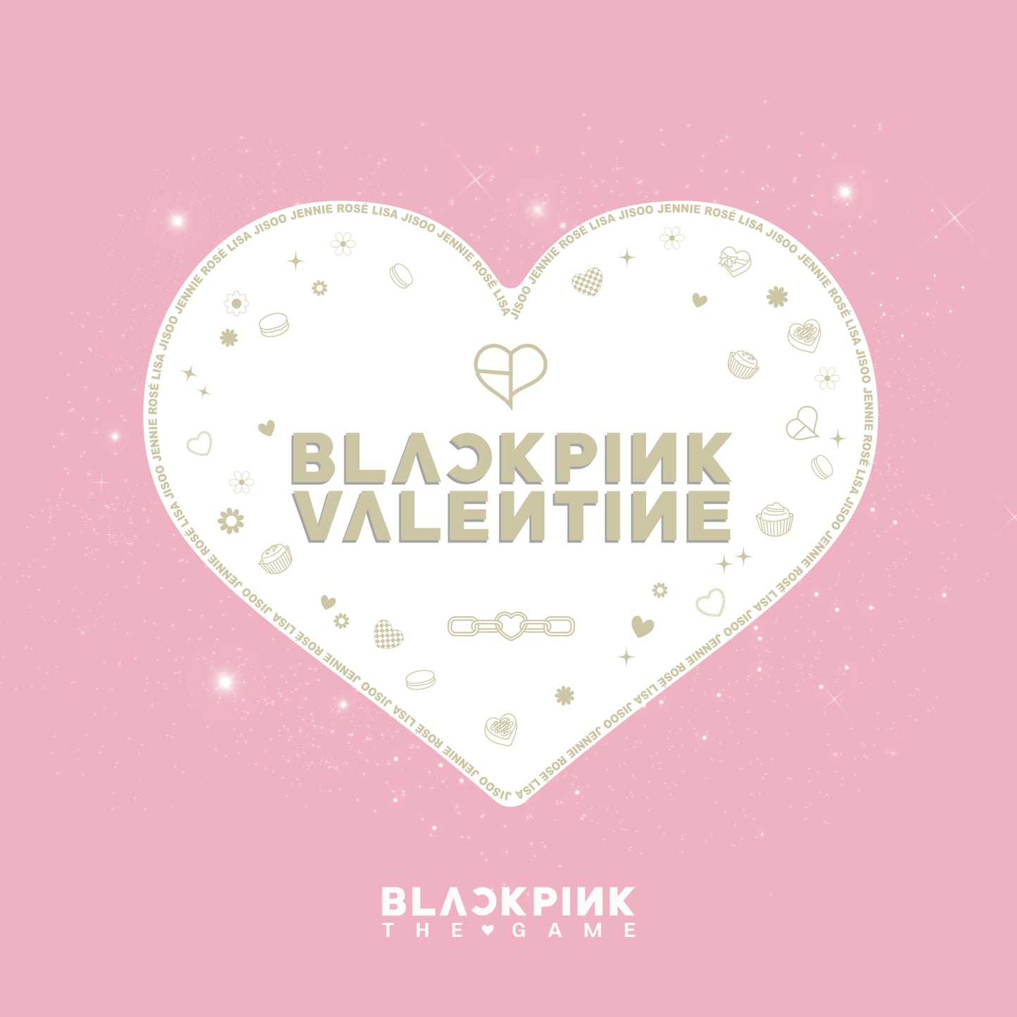 [BLACKPINK] - THE GAME PHOTOCARD COLLECTION : LOVELY VALENTINE'S EDITION